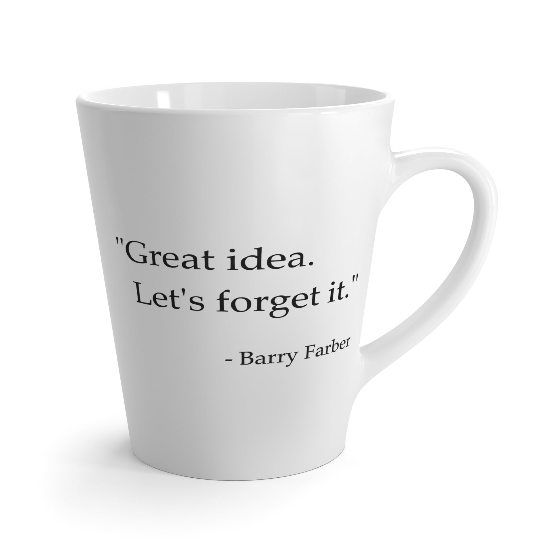 "Great Idea" Latte Mug