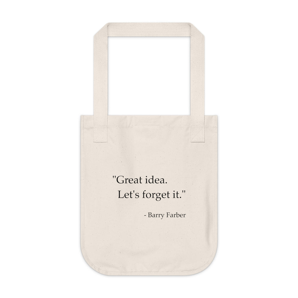"Great Idea" Tote Bag (Organic Cotton)