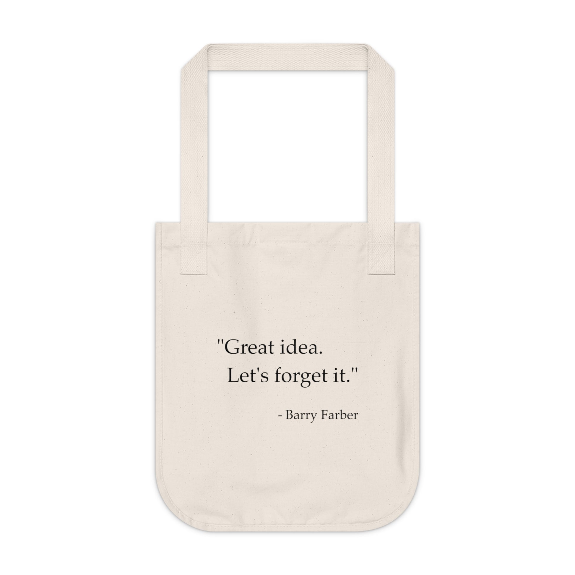 "Great Idea" Tote Bag (Organic Cotton)